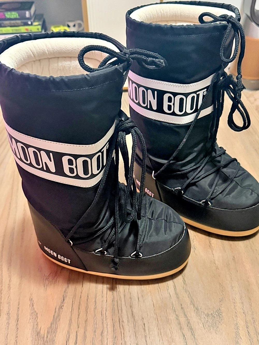 Moon Boot Icon Nylon Snow Boots Black